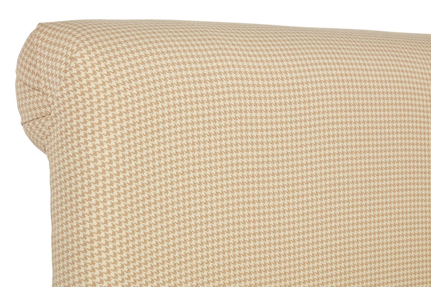 Churchill Modern Scroll Back Fabric Bed