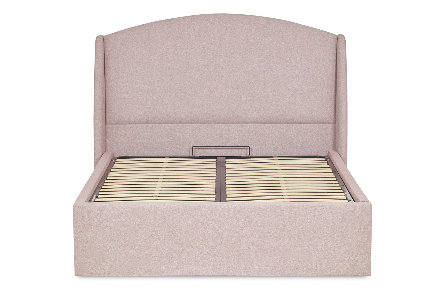 Bronte Modern upholstered ottoman with curved headboard