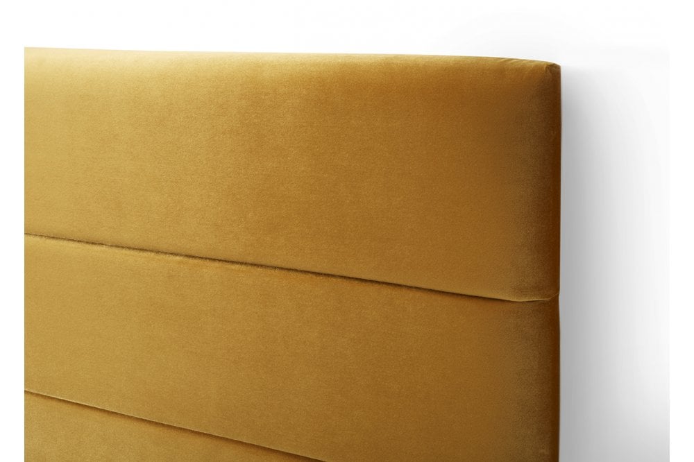 Burton Tall contemporary upholstered floor-standing statement headboard