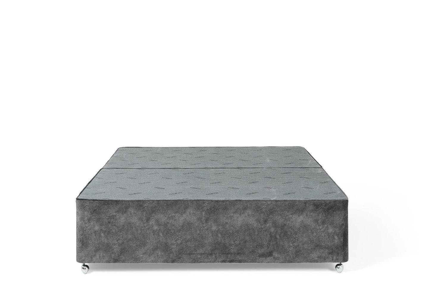 Anne Luxury upholstered divan base, with 2 large foot-end drawers