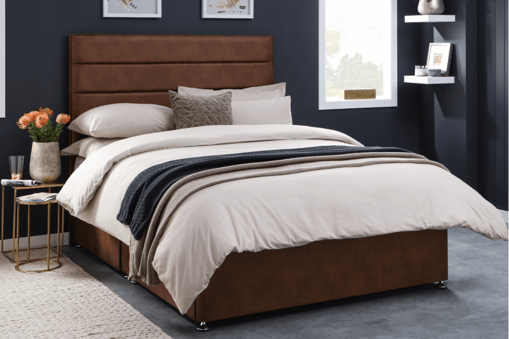 Elizabeth Upholstered divan base, with 4 large drawers