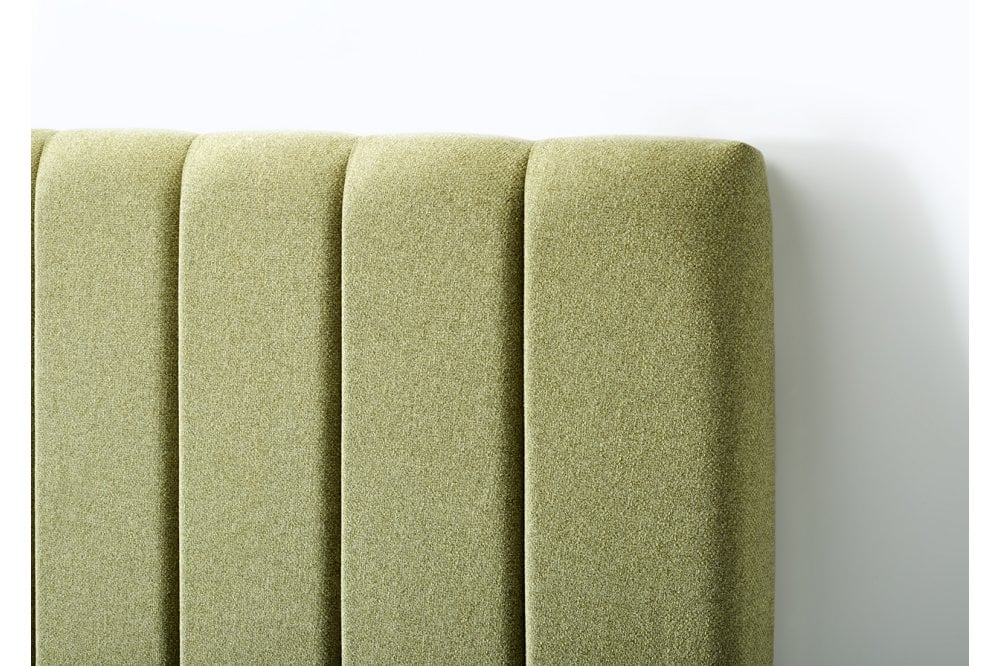 Idris Contemporary tall floor-standing headboard with upholstered finish