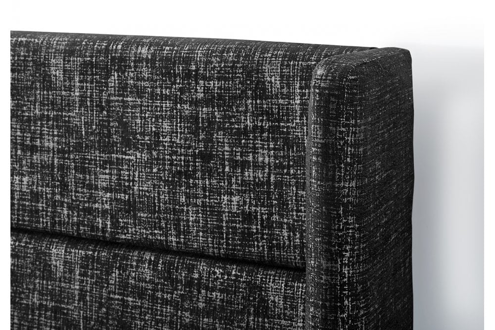 Mercury Tall contemporary upholstered winged floor-standing headboard