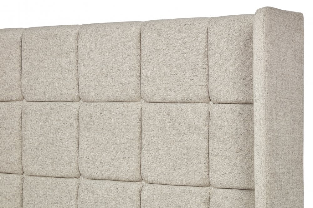 Petula Tall upholstered floor-standing headboard with wings