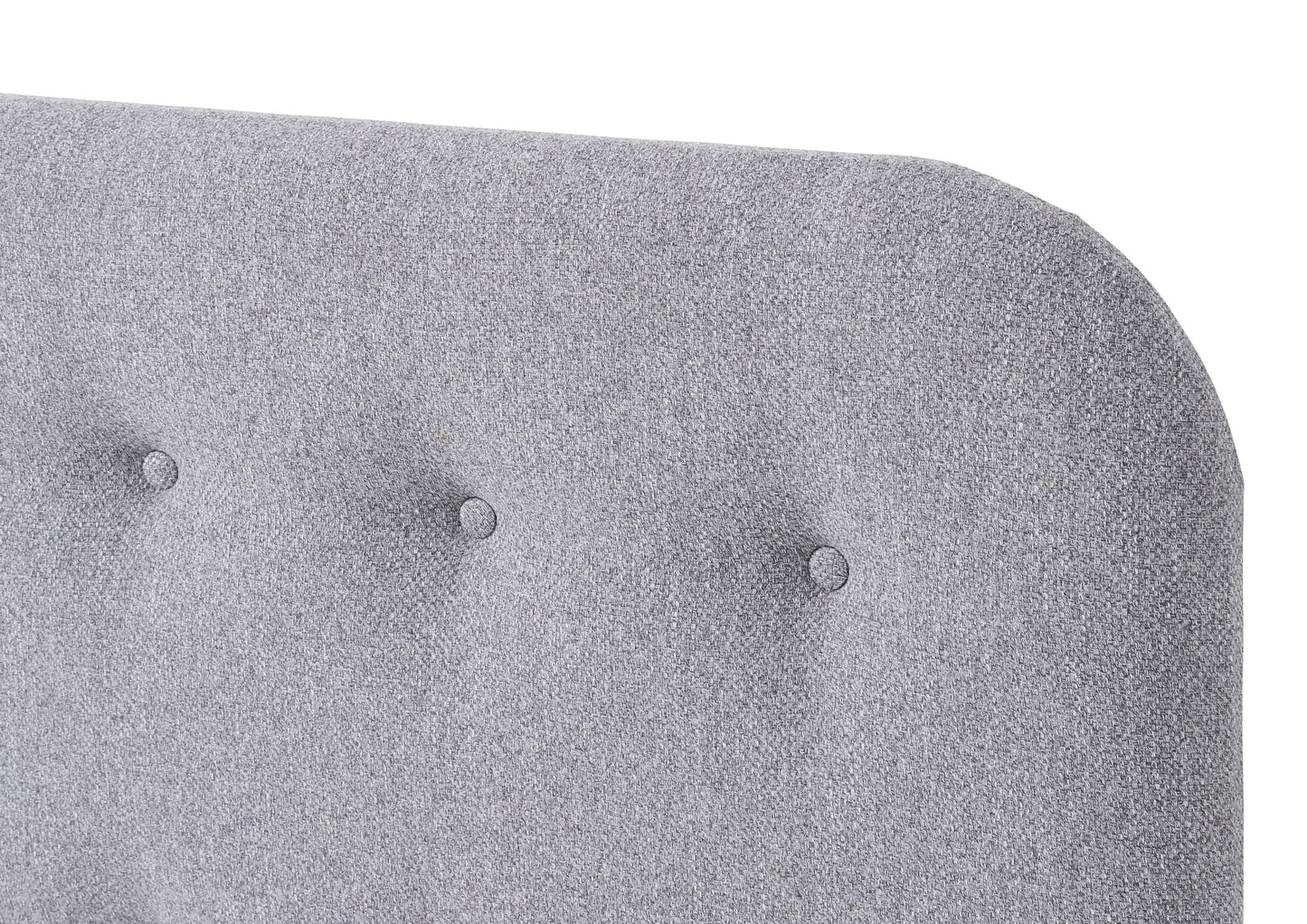 Shakespeare Contemporary button-backed upholstered mounted strutted headboard