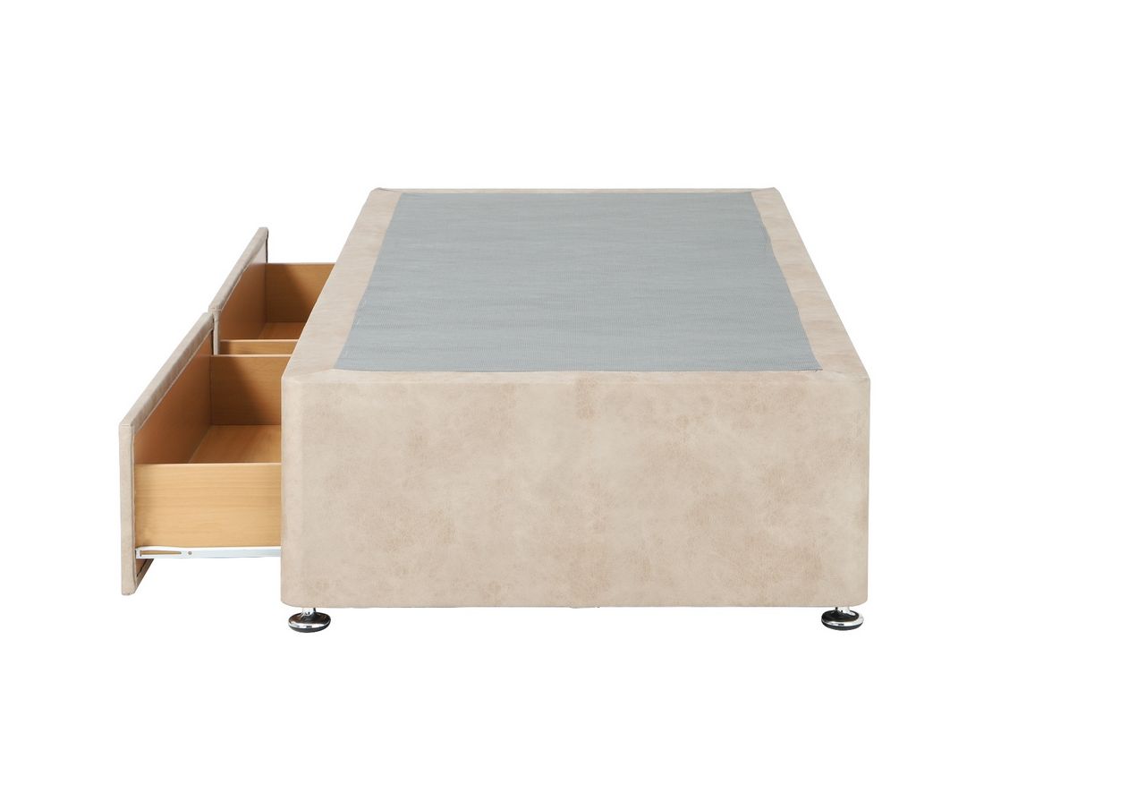Elizabeth Upholstered divan base, with 2 large side drawers