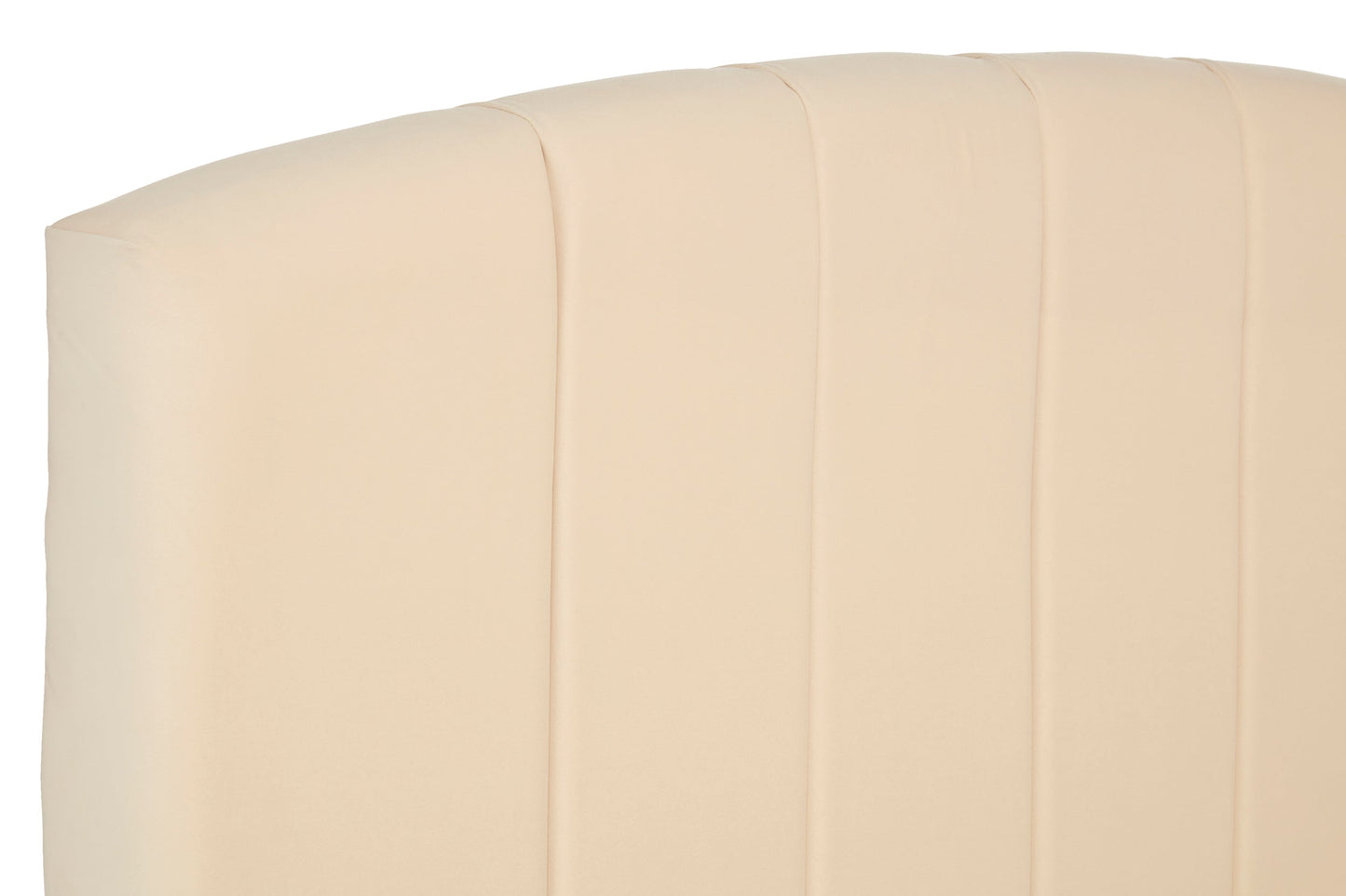 Peggy Modern Fabric Bed Curved Headboard