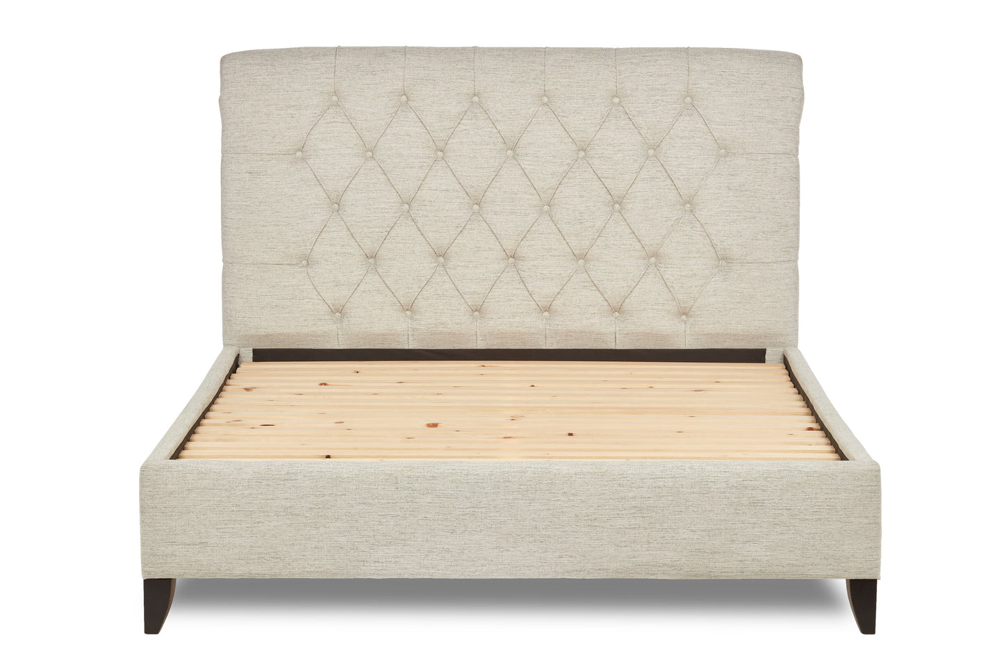 Arthur Fabric Scroll Bed With Low Foot End