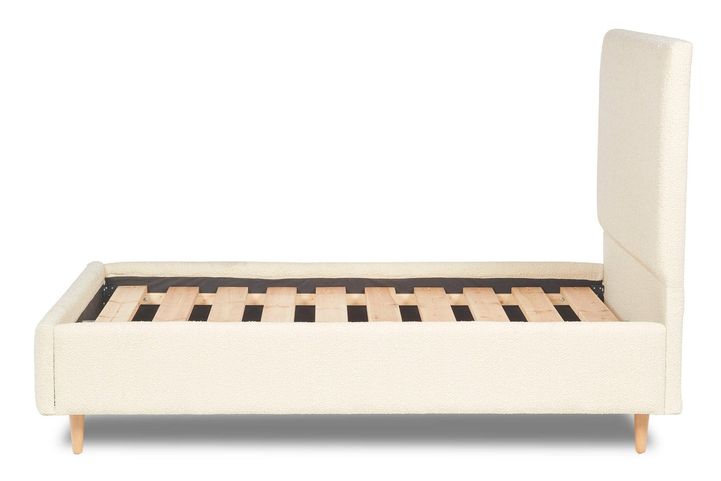 Berry Modern upholstered bed with minimalist design