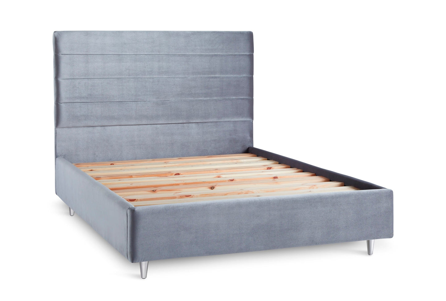 Nightingale Upholstered bed with fluted headboard