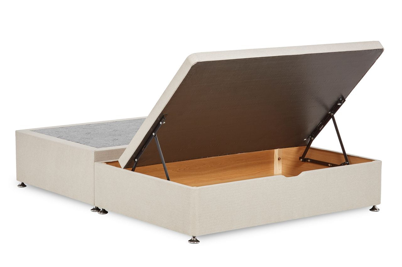 Eleanor Storage ottoman bed base – half-end lift