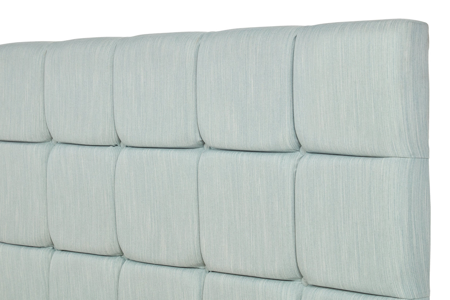 Hepworth Upholstered bed with fluted headboard and legs