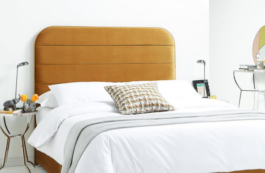 Tolkien Contemporary upholstered floor-standing headboard