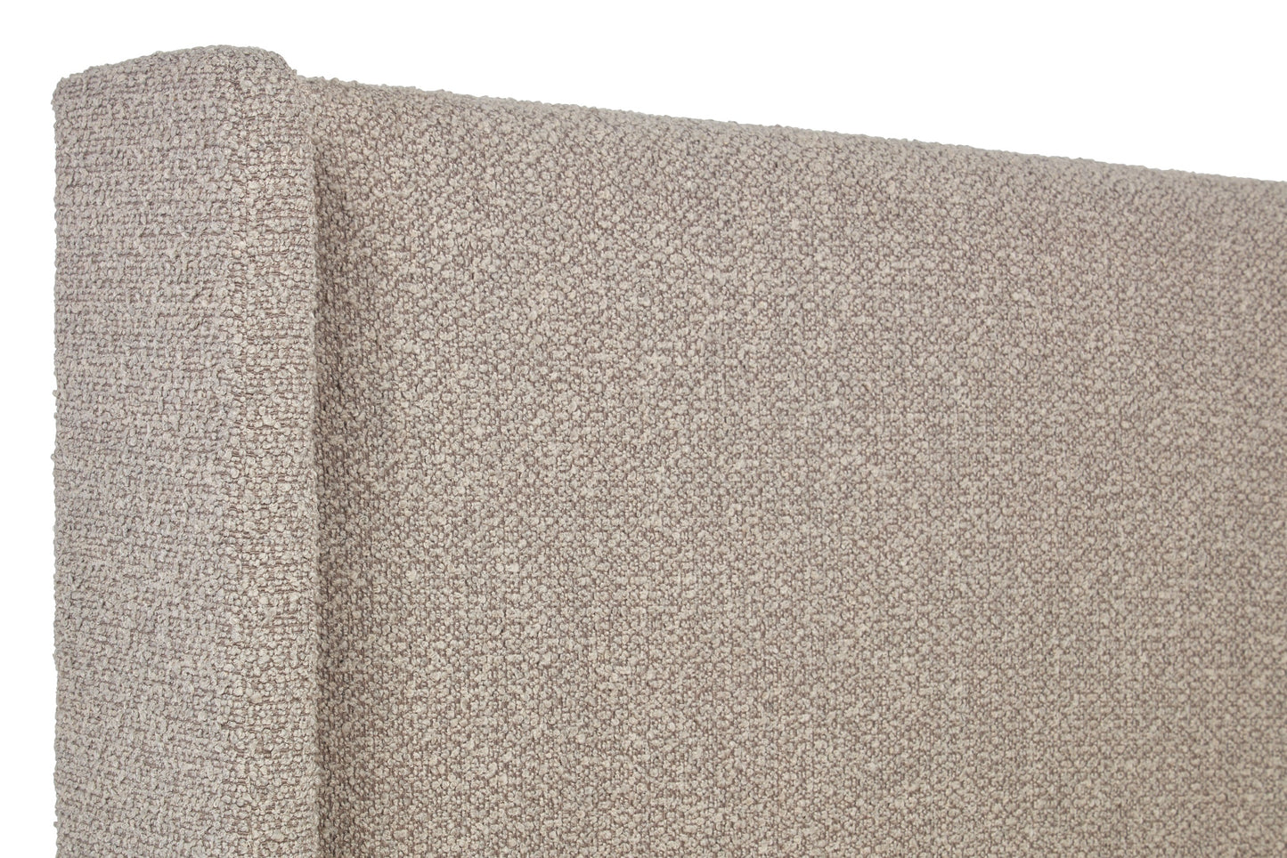 Nina Upholstered bed with winged headboard and legs