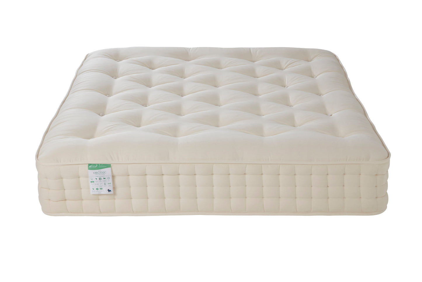 Organic 6000 Natural mattress with 6000 pocket springs - Medium-firm
