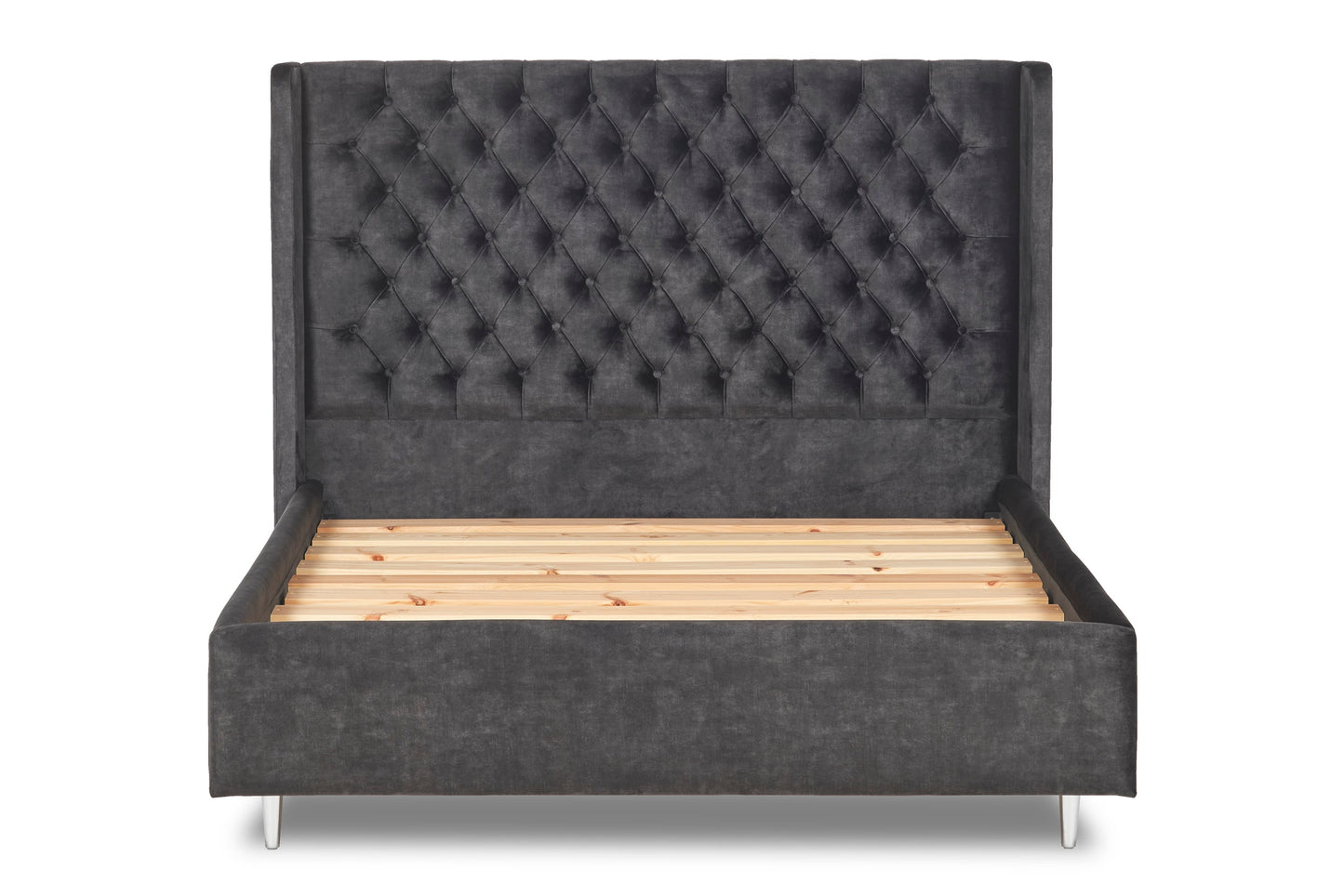 Ringo Upholstered bed with winged headboard