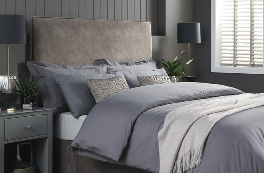 Taylor Contemporary upholstered strutted mount headboard