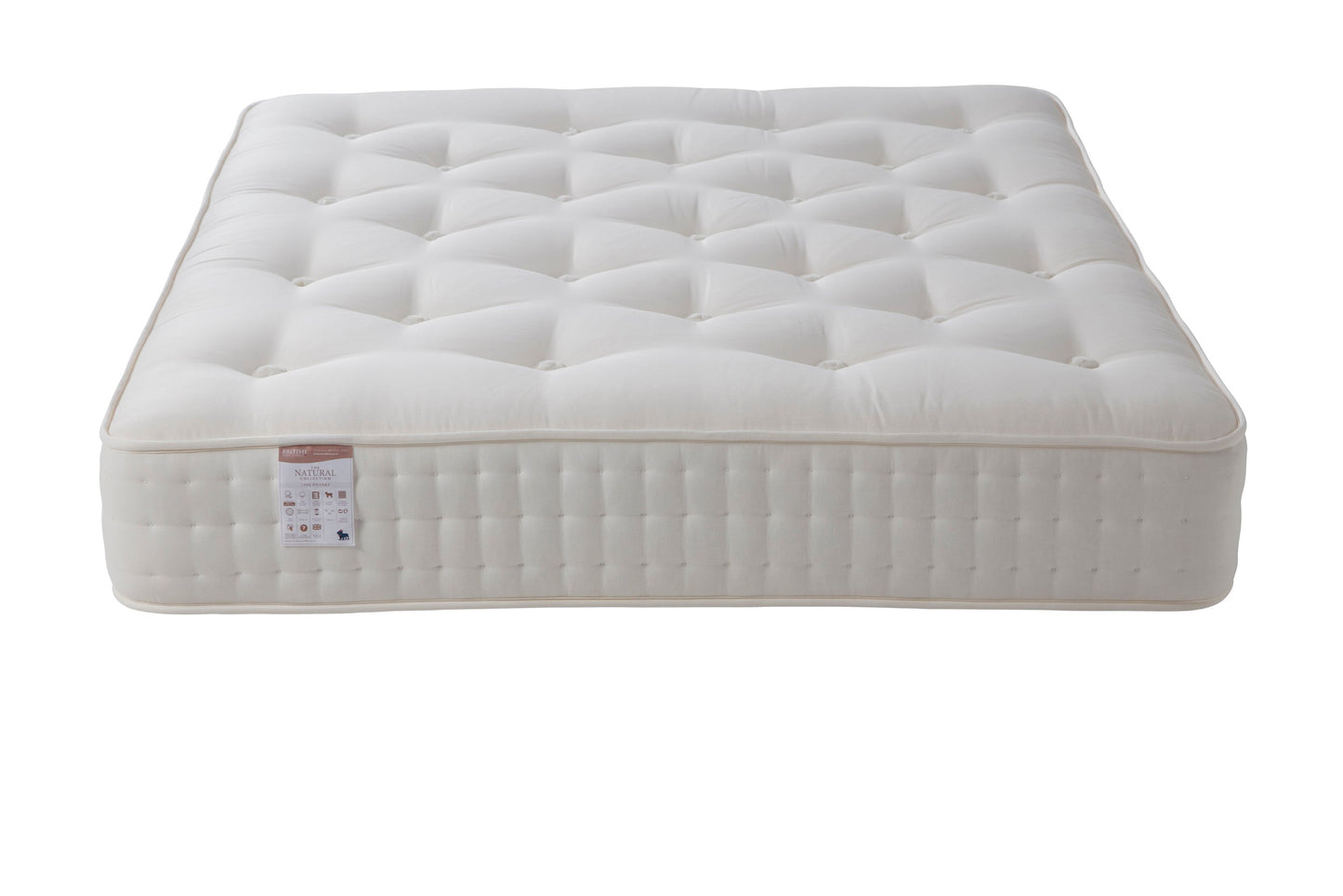 Natural 1500 Natural mattress with pocket springs - soft-medium
