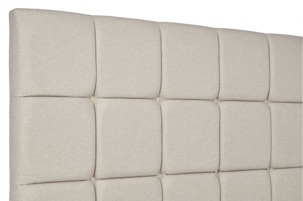Attenborough Tall upholstered floor-standing headboard with square panels