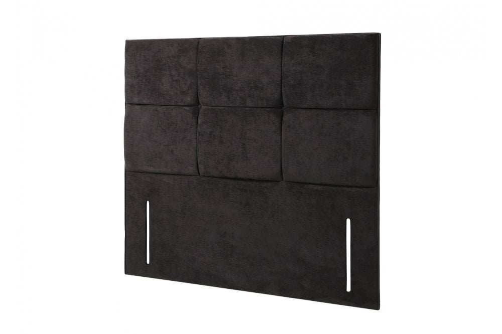 Bowie Contemporary button-backed upholstered floor-standing headboard