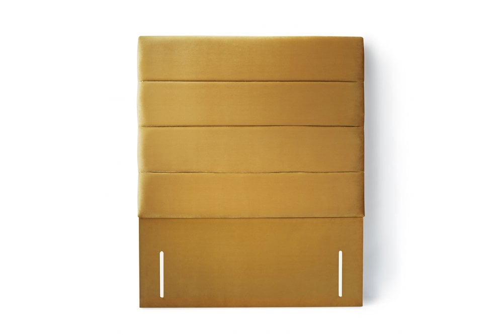 Burton Tall contemporary upholstered floor-standing statement headboard