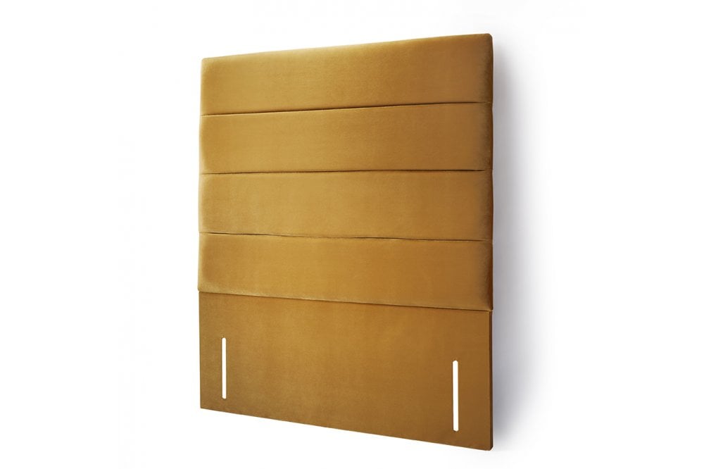 Burton Tall contemporary upholstered floor-standing statement headboard