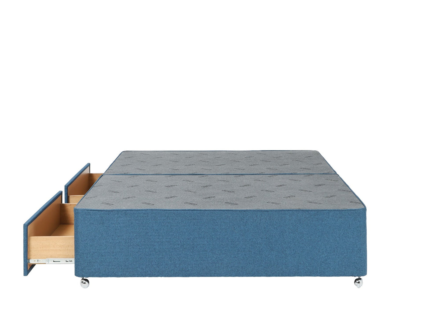 Anne Luxury upholstered divan base, with 2 large side drawers