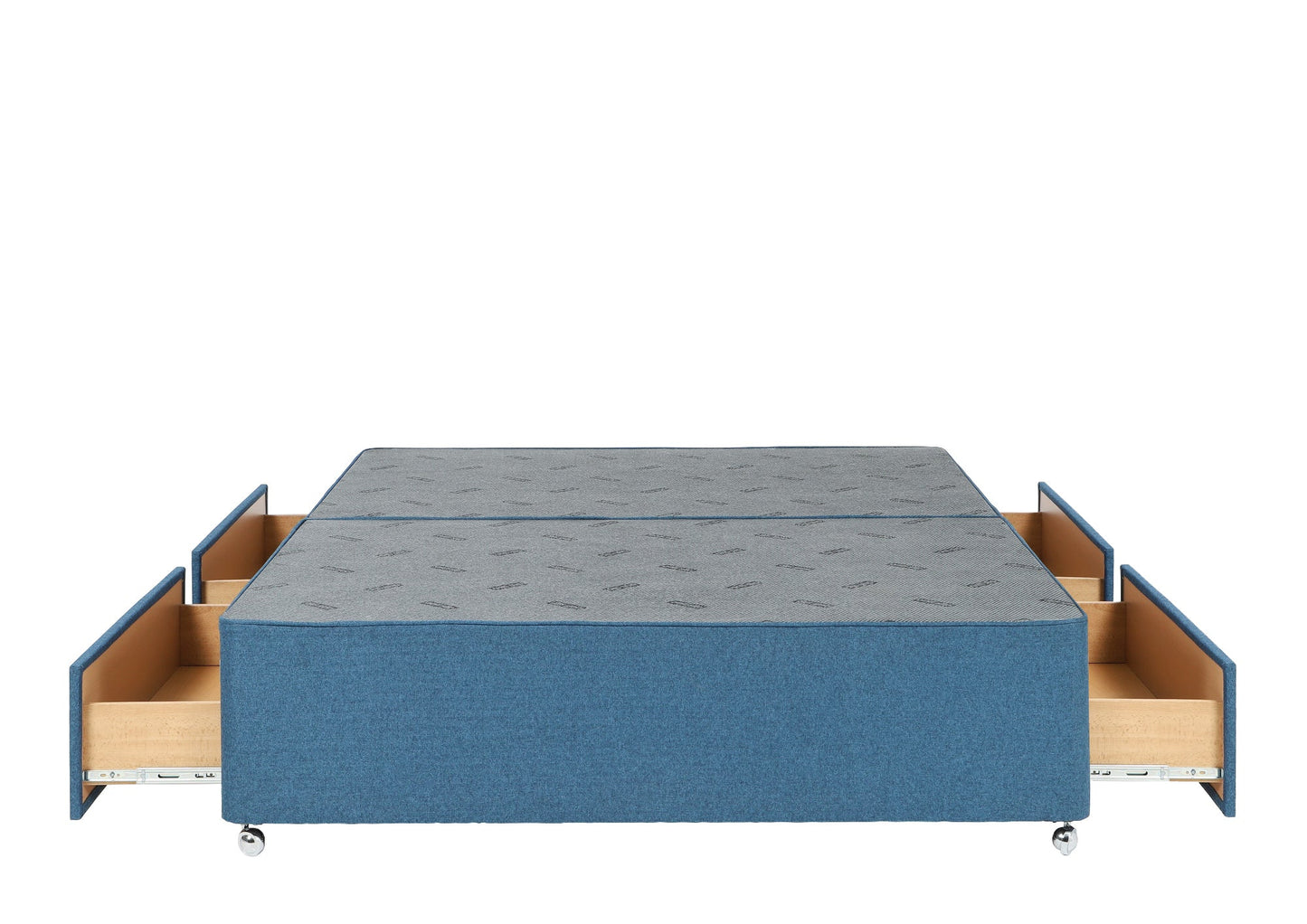Anne Luxury upholstered divan base, with 4 large drawers