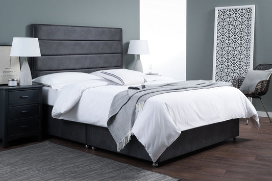 Anne Luxury upholstered divan base, without drawers