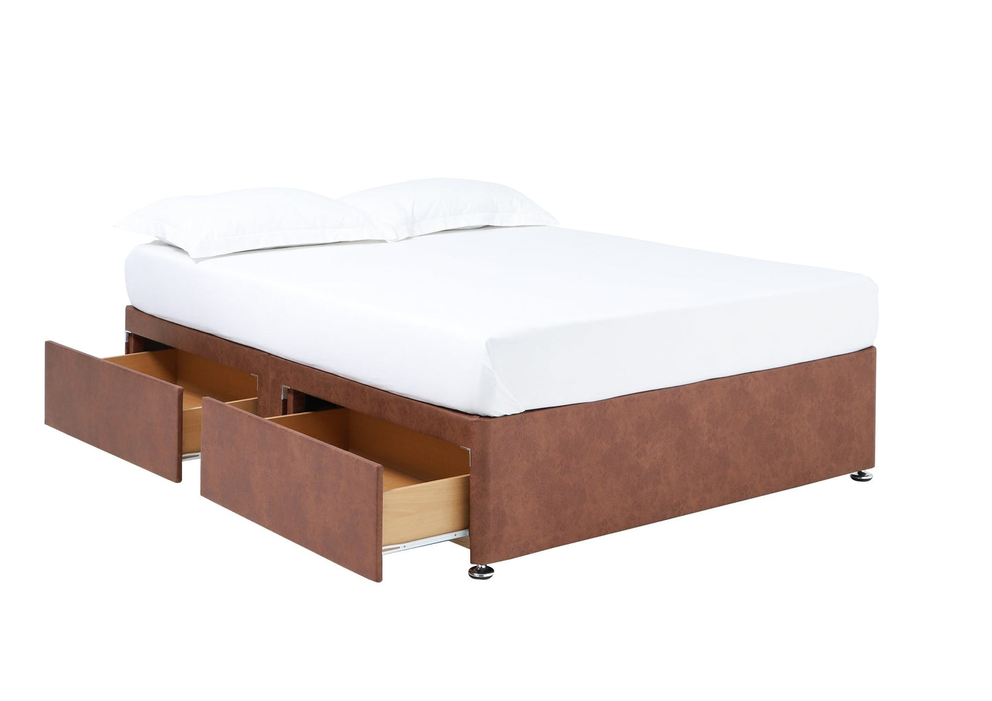 Elizabeth Upholstered divan base, with 4 large drawers