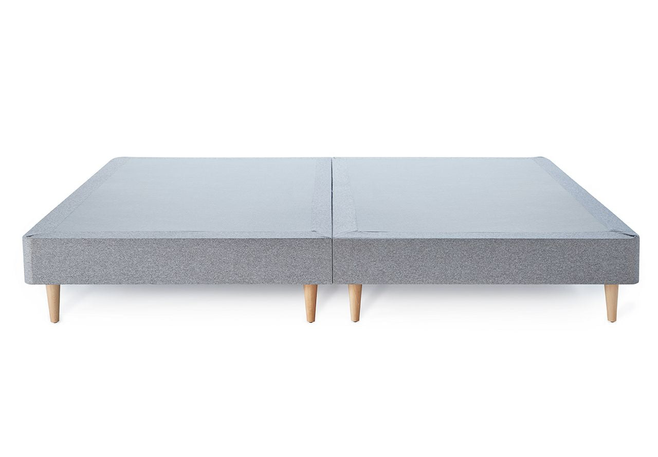 Catherine Upholstered low divan base with beech wood legs , total height 30cm