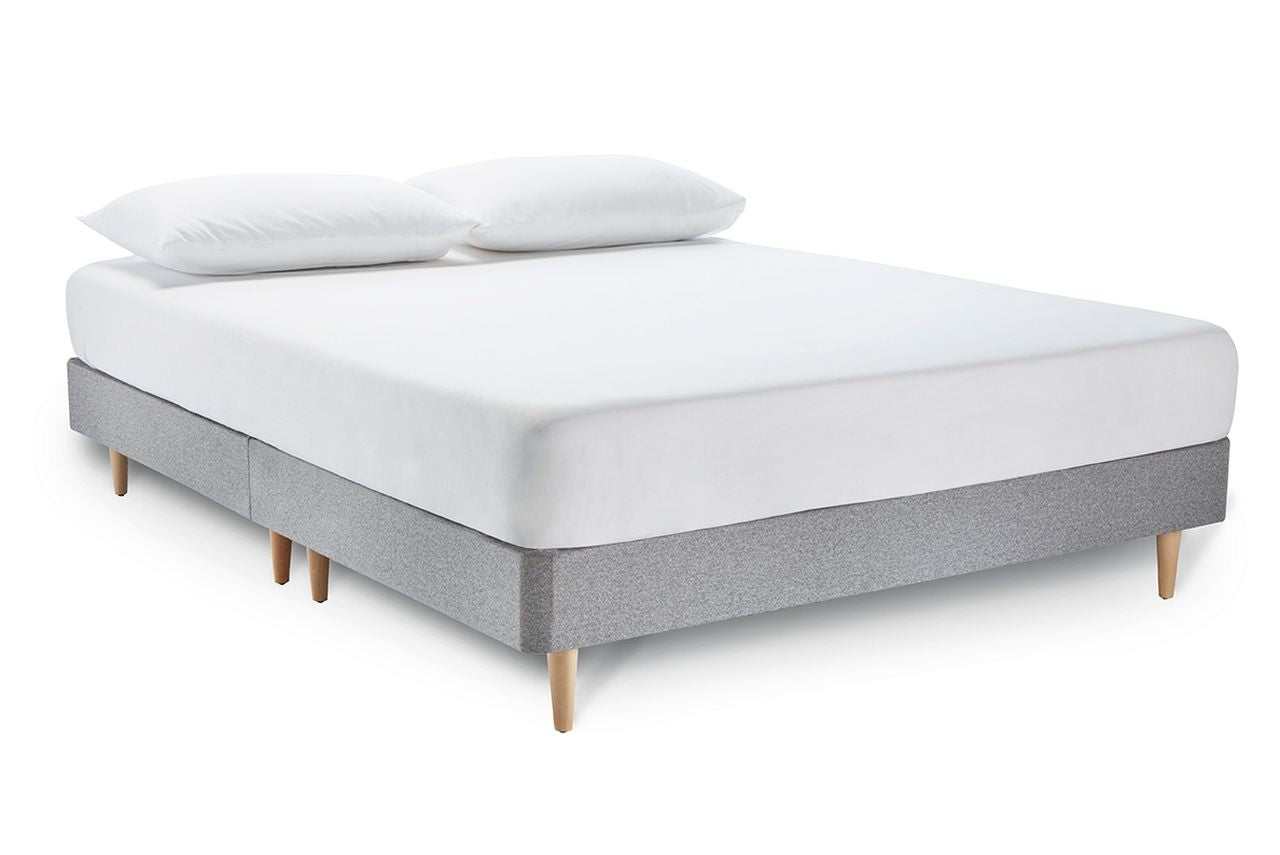 Catherine Upholstered low divan base with beech wood legs , total height 30cm