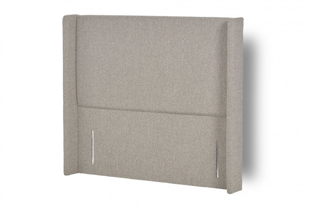 Enid Upholstered floor-standing headboard with wings