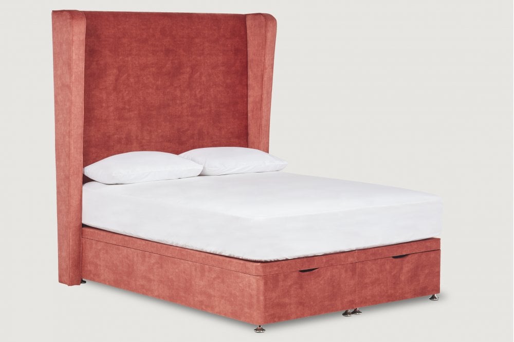 Juliet Tall upholstered floor-standing headboard with tapered wings