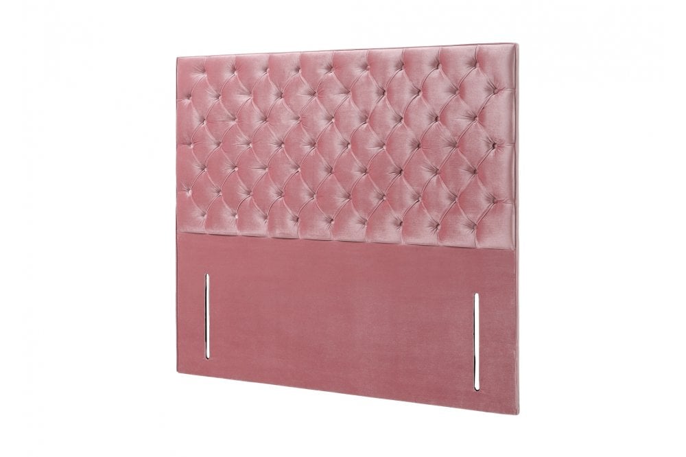 Lennon Chesterfield button-backed upholstered floor-standing headboard