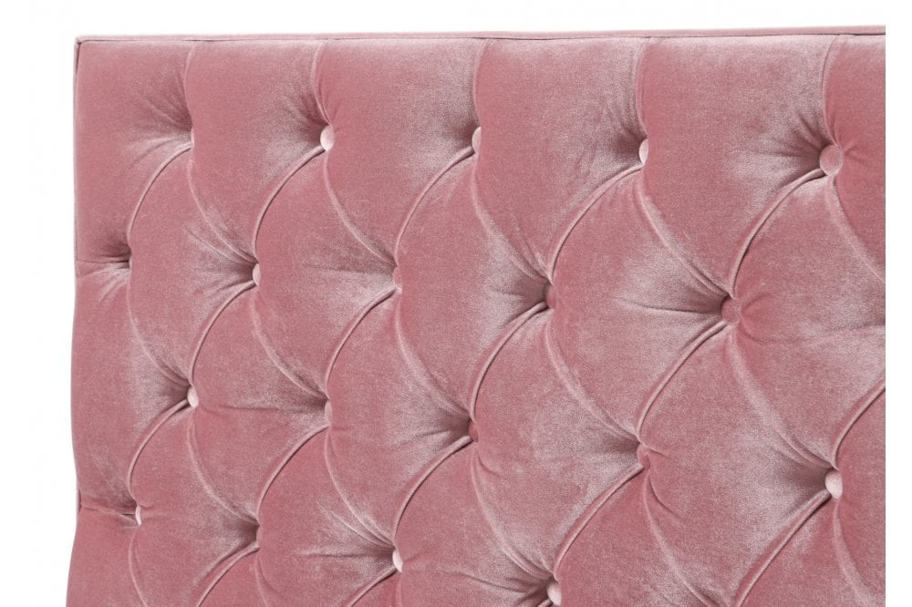 Lennon Chesterfield button-backed upholstered floor-standing headboard