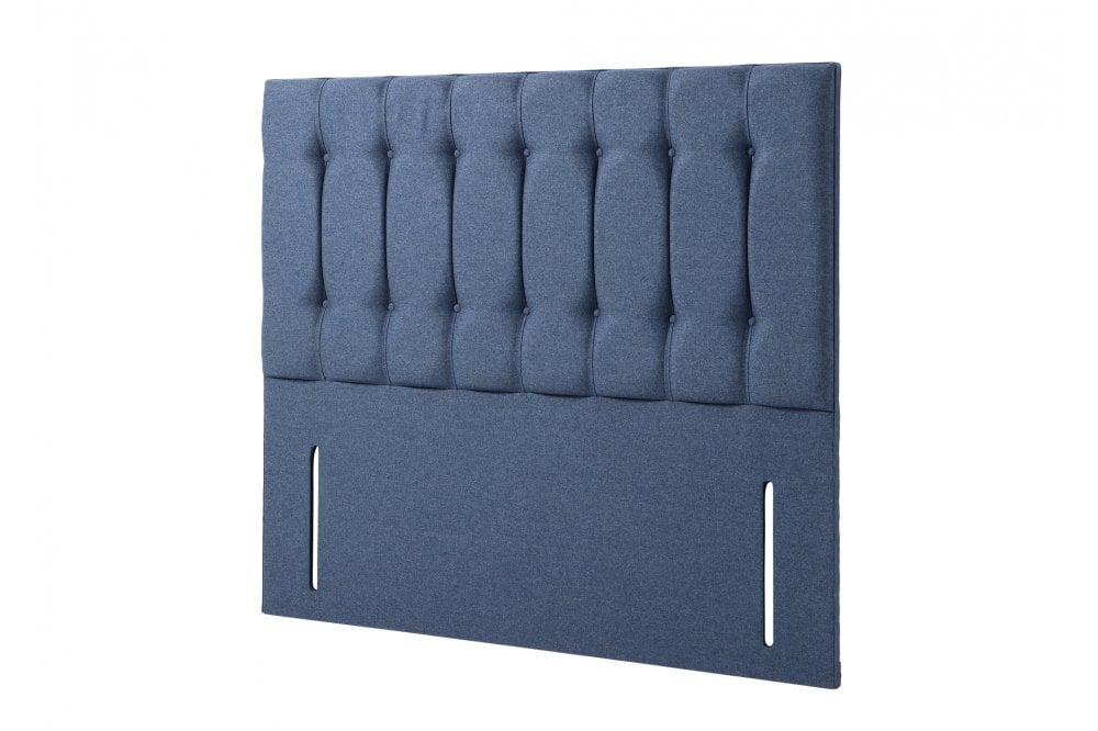 Lenny Contemporary button-backed upholstered floor-standing headboard
