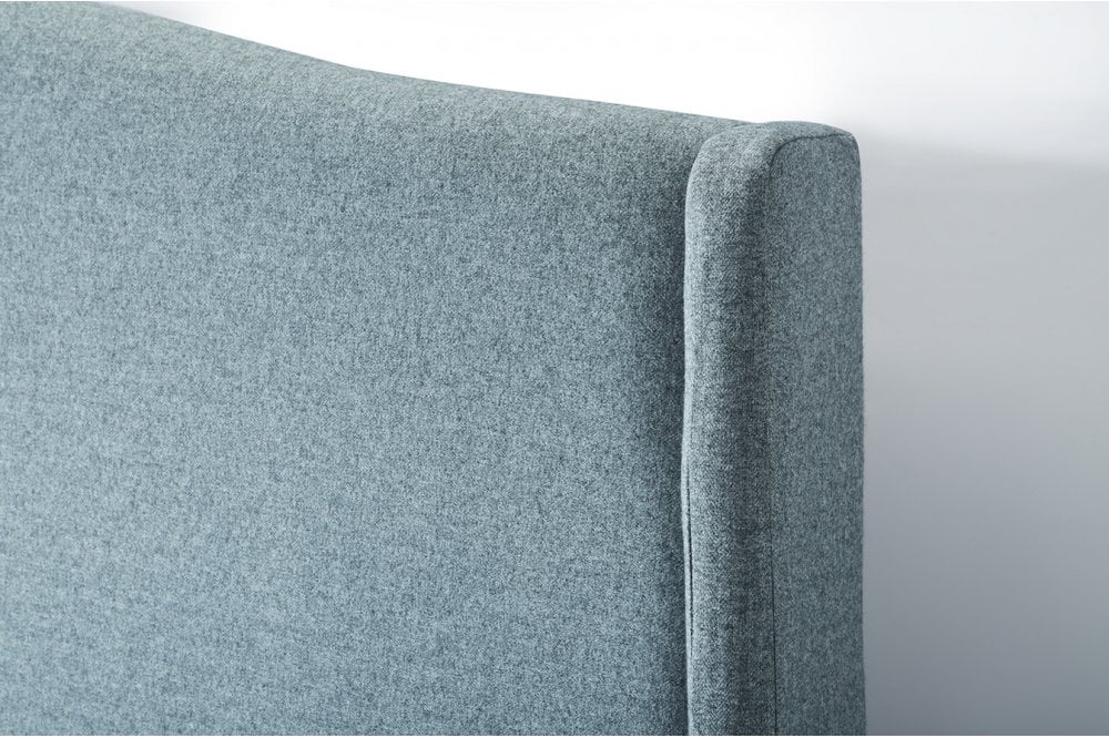 Lovelace Traditional upholstered floor-standing headboard with wings