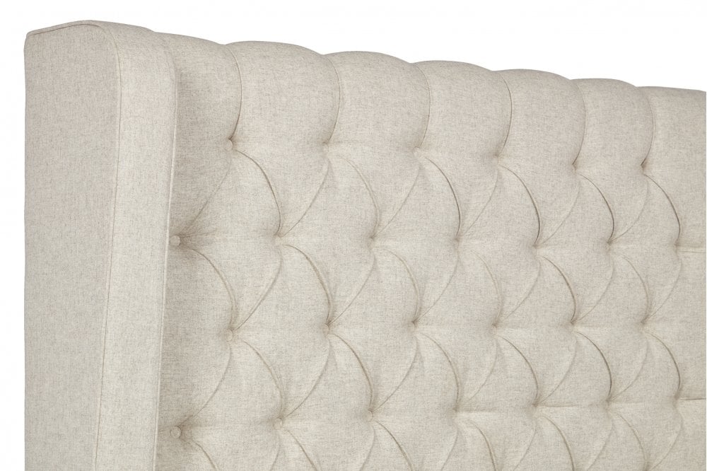 Mayfair Tall upholstered floor-standing headboard with wings