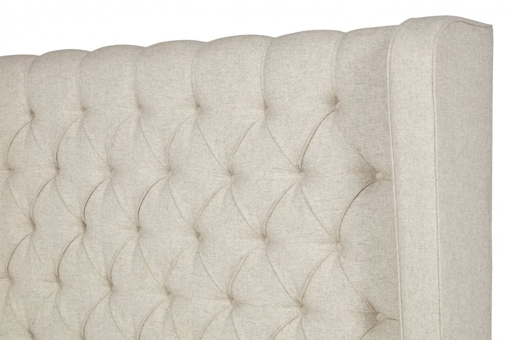 Mayfair Tall upholstered floor-standing headboard with wings