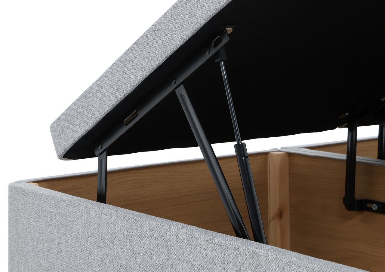 Eleanor Storage ottoman bed base – end lift