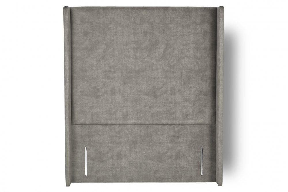 Peggy Tall upholstered floor-standing headboard with wings