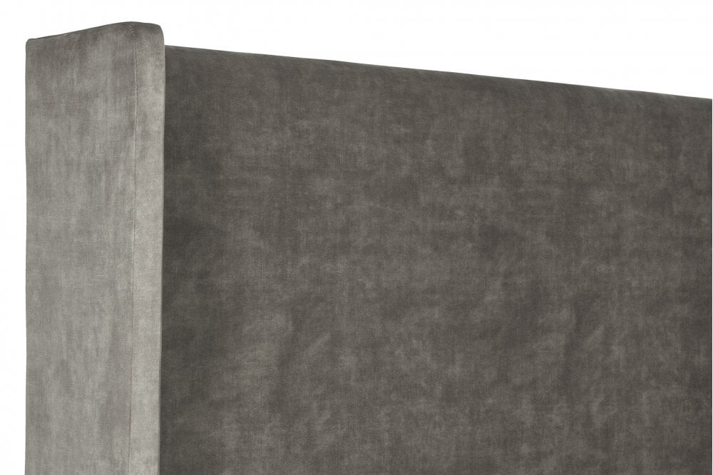 Peggy Tall upholstered floor-standing headboard with wings