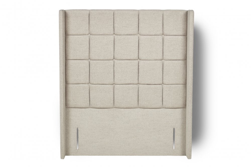 Petula Tall upholstered floor-standing headboard with wings