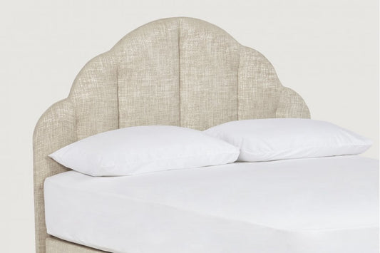 Poppins Contemporary upholstered floor-standing headboard