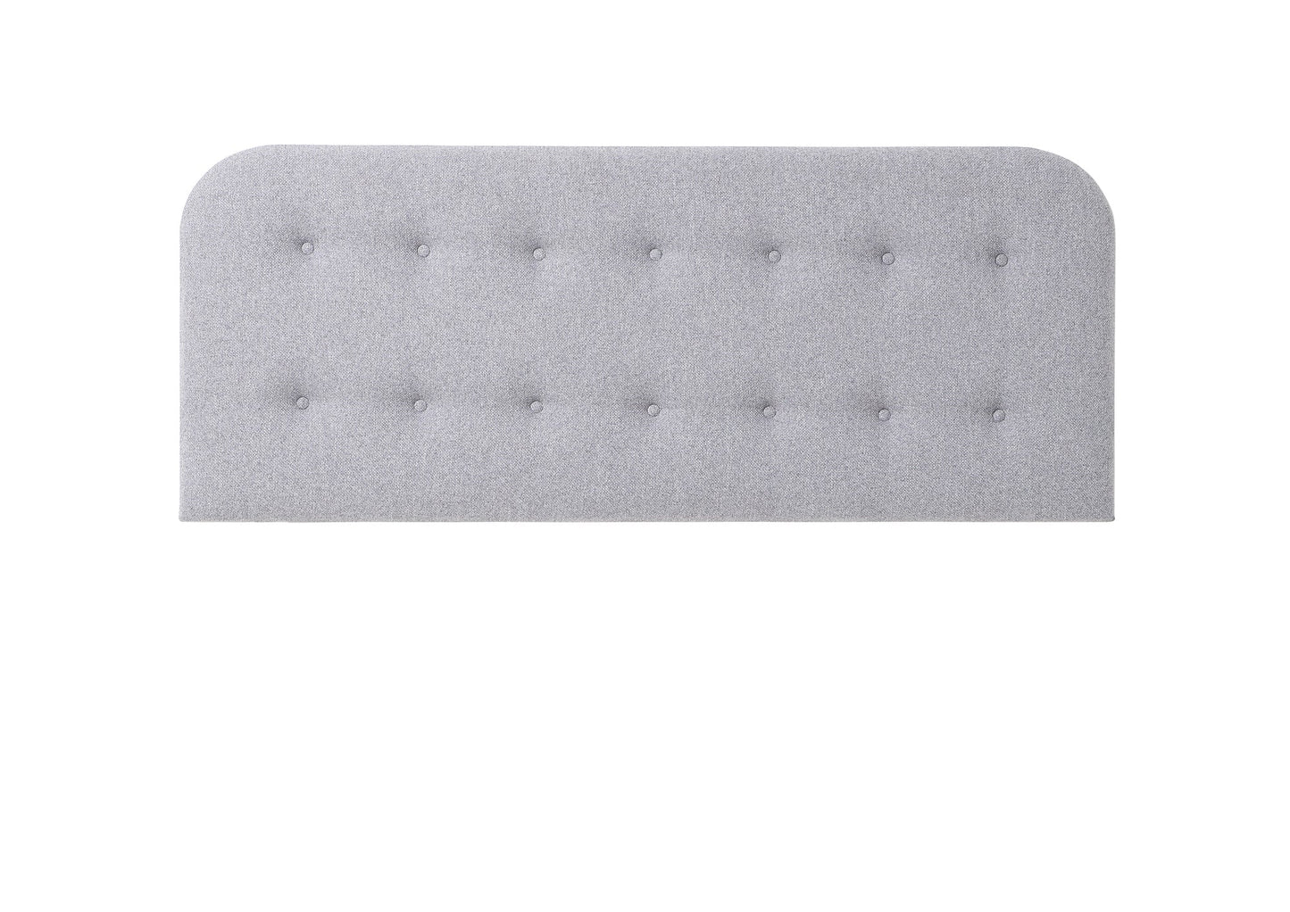 Shakespeare Contemporary button-backed upholstered mounted strutted headboard