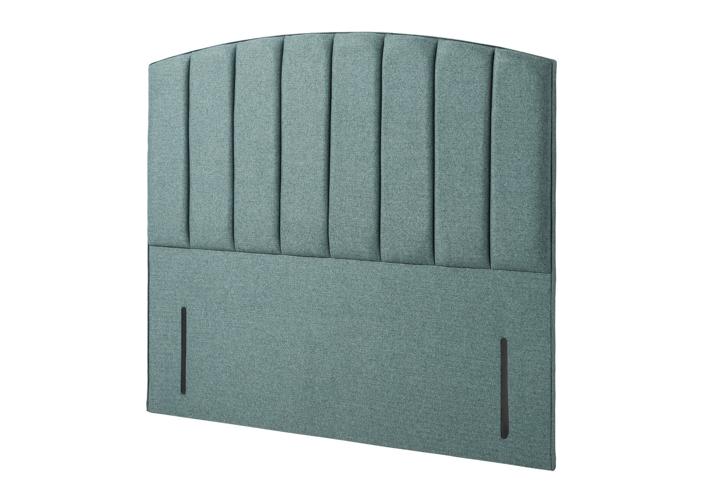 Lulu Contemporary upholstered fluted floor-standing headboard