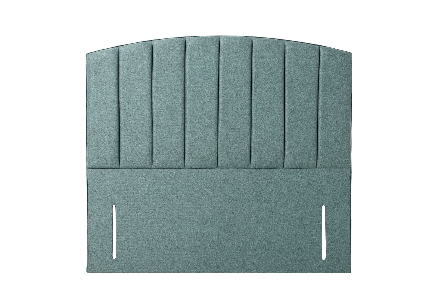 Lulu Contemporary upholstered fluted floor-standing headboard