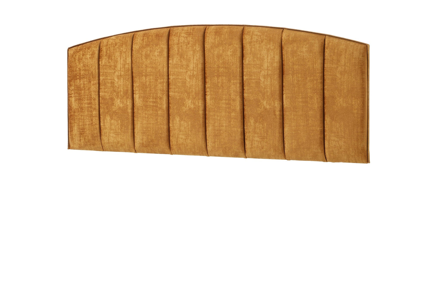 Lulu Contemporary upholstered fluted strutted mount headboard