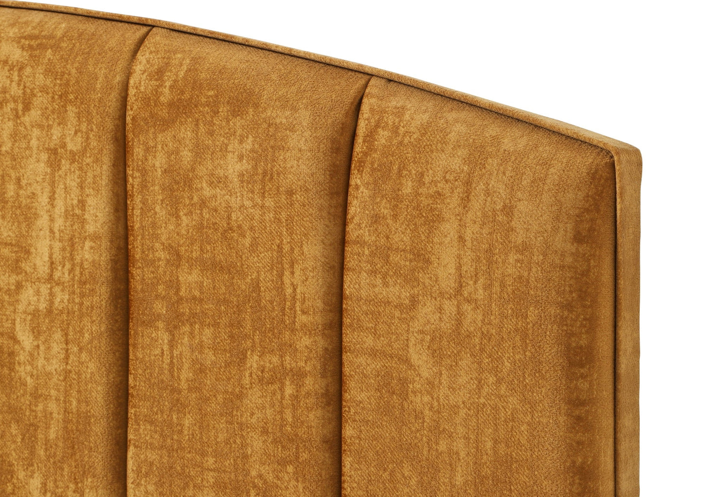 Lulu Contemporary upholstered fluted strutted mount headboard